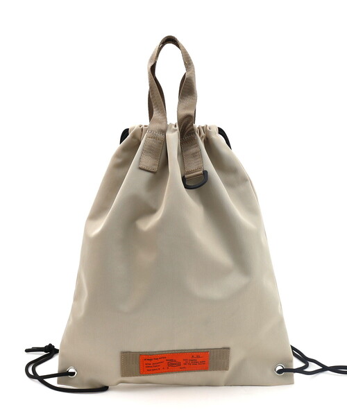 COOCO（クーコ）の「【ORANGE　TAGシリーズ】撥水ナイロンナップザック／Ａ４対応（バックパック/リュック・レディース・ブラック/ライトベージュ/キャメル・FREE）」の18枚目の写真