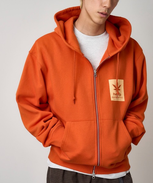 HEMP ZIP HOODED SWEATSHIRT｜ヘンプジップフーデッドスウェットシャツ