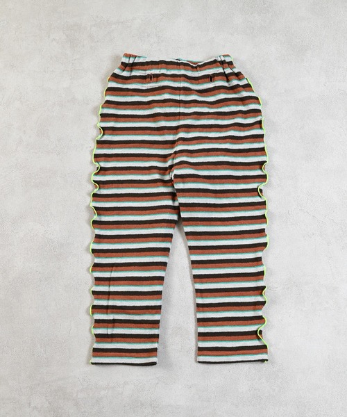 MARKEY'S(マーキーズ)の「パイルボーダー2wayサロペット(サロペット/オーバーオール・キッズ・ブラウン系その他/イエロー系その他/レッド系その他・80/90/100/110/120)」の14枚目の写真