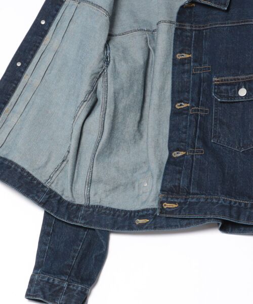 TXA(ティーエックスエー)の「Box-shaped Denim Jacket Washed Indigo(デニムジャケット・メンズ・ワンウォッシュ・2/1)」の8枚目の写真