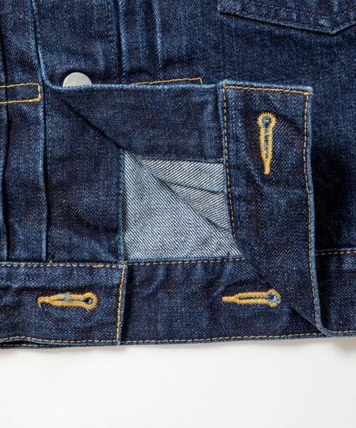 TXA(ティーエックスエー)の「Box-shaped Denim Jacket Washed Indigo(デニムジャケット・メンズ・ワンウォッシュ・2/1)」の5枚目の写真