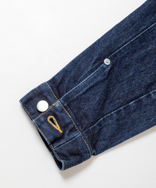 TXA(ティーエックスエー)の「Box-shaped Denim Jacket Washed Indigo(デニムジャケット・メンズ・ワンウォッシュ・2/1)」の6枚目の写真