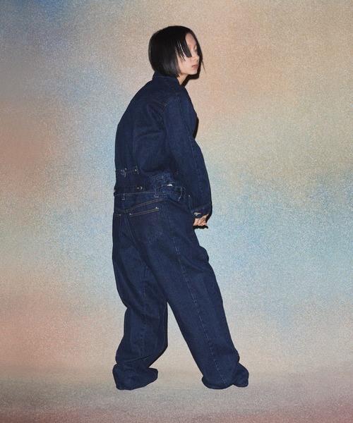 TXA(ティーエックスエー)の「Box-shaped Denim Jacket Washed Indigo(デニムジャケット・メンズ・ワンウォッシュ・2/1)」の7枚目の写真