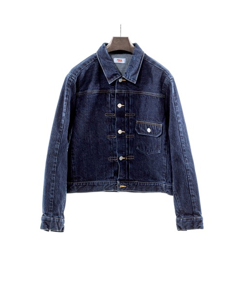 TXA(ティーエックスエー)の「Box-shaped Denim Jacket Washed Indigo(デニムジャケット・メンズ・ワンウォッシュ・2/1)」の9枚目の写真