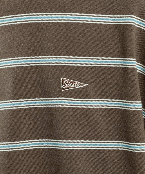 BAYFLOW(ベイフロー)の「SNOWボーダーTシャツ(Tシャツ/カットソー・メンズ・ブラウン/オフホワイト/チャコールグレー・MEDIUM/LARGE)」の10枚目の写真