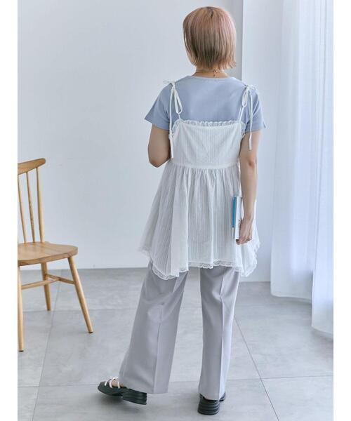 ehka sopo(エヘカソポ)の「フレアスラックス(スラックス・レディース・グレー/ベージュ/ブラウン・F)」の21枚目の写真