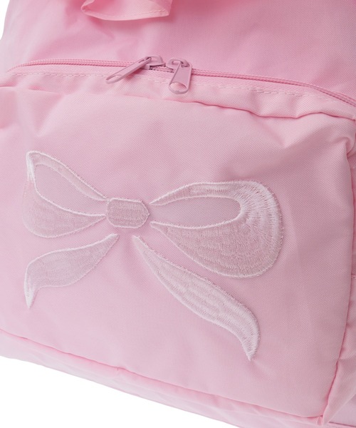 Candy Stripper（キャンディストリッパー）の「RIBBON FRILL ナップサック（バックパック/リュック・レディース・ブラック/ピンク・FREE）」の10枚目の写真