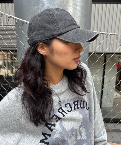 WHO'S WHO gallery（フーズフーギャラリー）の「ピグメントキャップ（キャップ・メンズ・ブラック・FREE）」の3枚目の写真