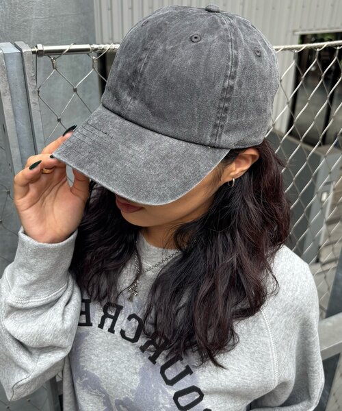 WHO'S WHO gallery（フーズフーギャラリー）の「ピグメントキャップ（キャップ・メンズ・ブラック・FREE）」の4枚目の写真