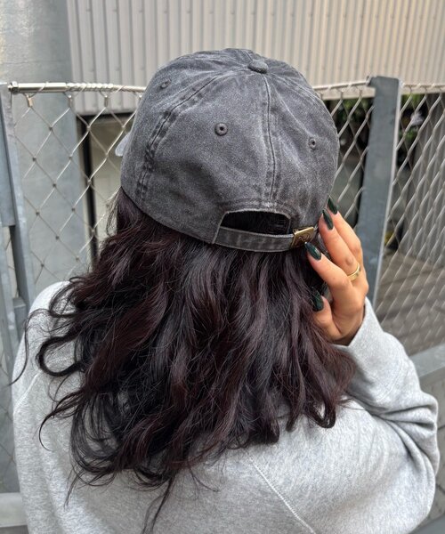 WHO'S WHO gallery（フーズフーギャラリー）の「ピグメントキャップ（キャップ・メンズ・ブラック・FREE）」の5枚目の写真