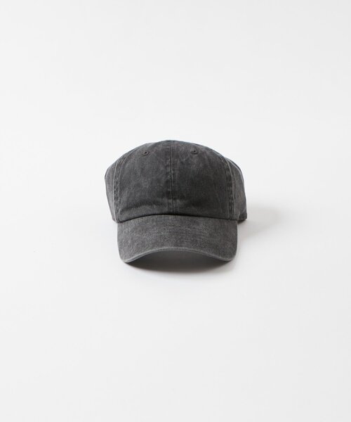 WHO'S WHO gallery（フーズフーギャラリー）の「ピグメントキャップ（キャップ・メンズ・ブラック・FREE）」の6枚目の写真