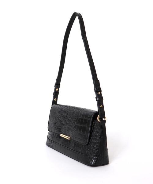 Cepica（セピカ）の「クロコ型押しショルダーバッグ（ショルダーバッグ・レディース・ブラック/ブラウン・FREE）」の9枚目の写真
