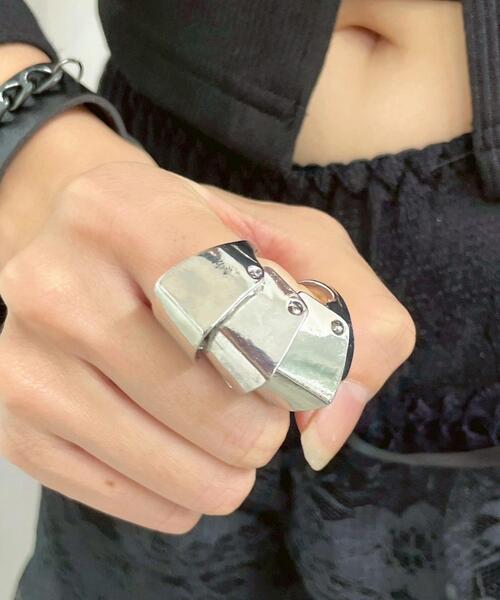 WEGO（ウィゴー）の「WEGO/アーマーリング（リング・レディース・シルバー・FREE）」の2枚目の写真