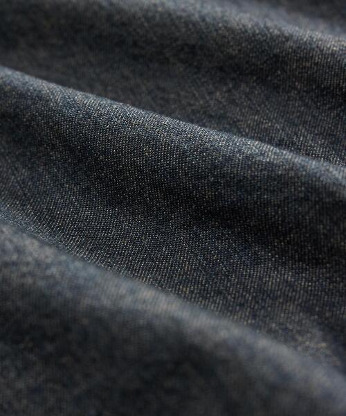 セール】インディゴ コットンリネン デニム フィールド コート（デニム