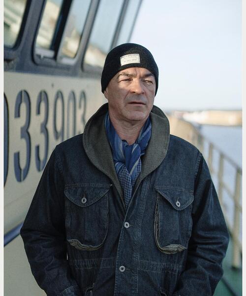 新品*RRL*インディゴ コットンリネン デニム ワーク ジャケット *S インディゴ コットンリネン デニム フィールド コート（デニム