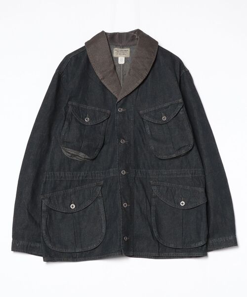 新品*RRL*インディゴ コットンリネン デニム ワーク ジャケット *S RRL Indigo Cotton Linen Denim Work Jacket