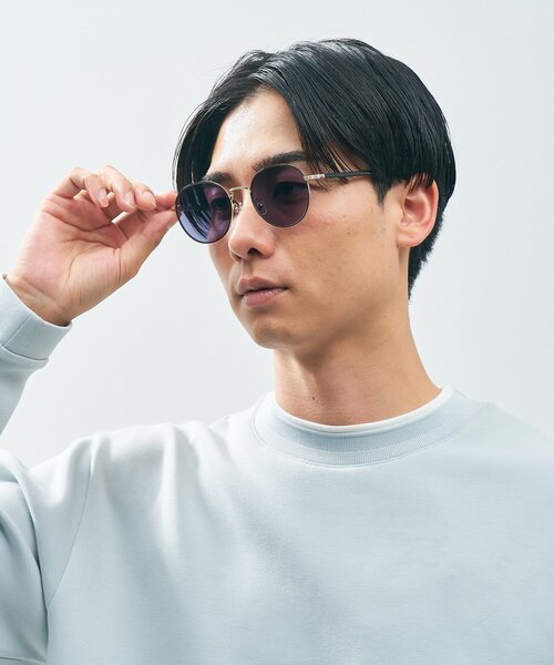 UNITED ARROWS（ユナイテッドアローズ）の「【WEB限定】Zoff｜UNITED ARROWS｜ボストン型 調光サングラス｜紫外線で色が変わる メタル 紫外線対策 UVカット ユニセックス ユナイテッドアローズ（サングラス・レディース・ブラック/ブラウン・FREE）」の20枚目の写真