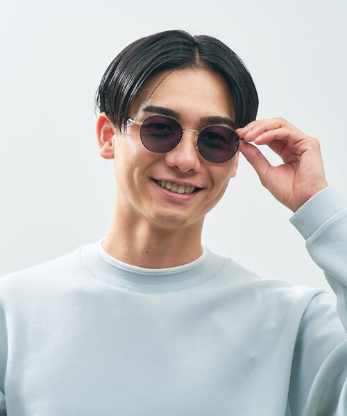 UNITED ARROWS（ユナイテッドアローズ）の「【WEB限定】Zoff｜UNITED ARROWS｜ボストン型 調光サングラス｜紫外線で色が変わる メタル 紫外線対策 UVカット ユニセックス ユナイテッドアローズ（サングラス・レディース・ブラック/ブラウン・FREE）」の22枚目の写真