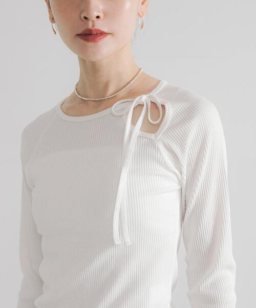 セール】カットアウトリブトップス（Tシャツ/カットソー）｜URBAN