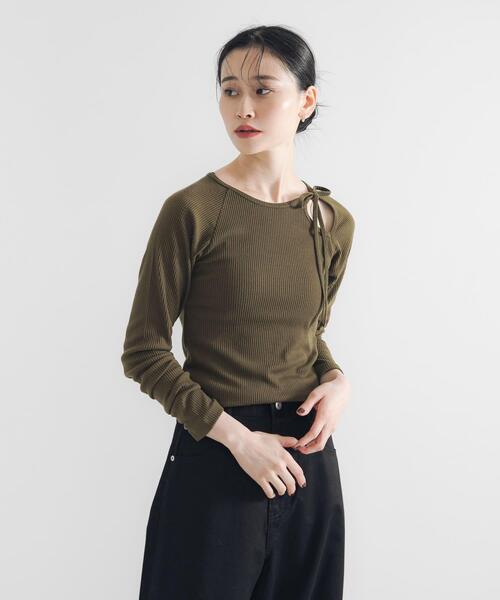 セール】カットアウトリブトップス（Tシャツ/カットソー）｜URBAN