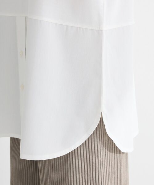 Green　Parks（グリーンパークス）の「ノースリーブドッキングホワイトインナー（タンクトップ・レディース・オフホワイト/ストライプ・FREE）」の11枚目の写真