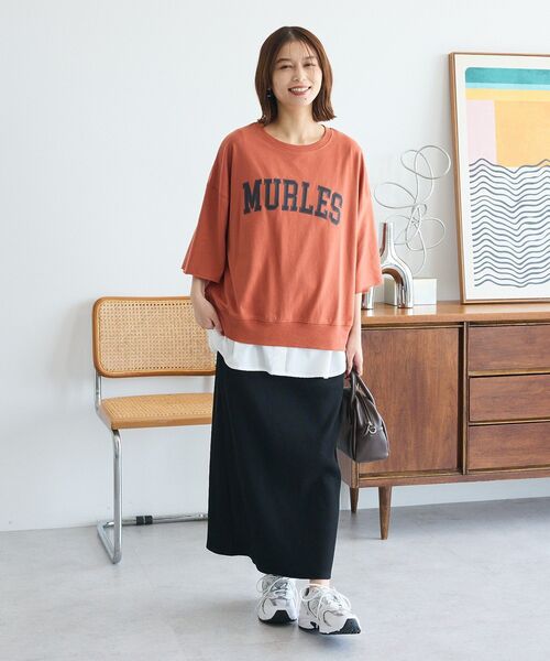 Green　Parks（グリーンパークス）の「ノースリーブドッキングホワイトインナー（タンクトップ・レディース・オフホワイト/ストライプ・FREE）」の12枚目の写真