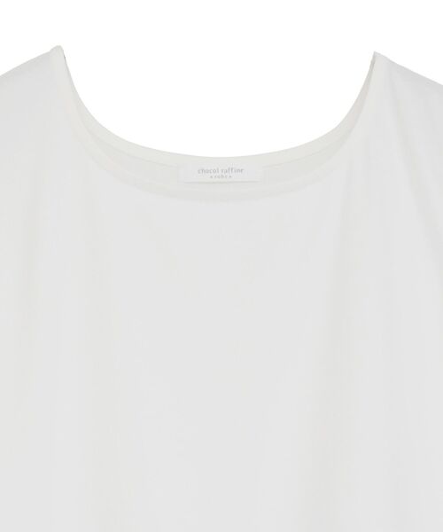 Green　Parks（グリーンパークス）の「ノースリーブドッキングホワイトインナー（タンクトップ・レディース・オフホワイト/ストライプ・FREE）」の22枚目の写真