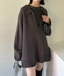 25AW襟付きBIGニット