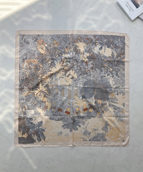 AS KNOW AS plus(アズノゥアズプラス)の「ヴィンテージ風大判スカーフ 90×90(バンダナ/スカーフ・レディース・F/E/D/C/B/A/H/J/K/L/G/I・FREE)」の22枚目の写真