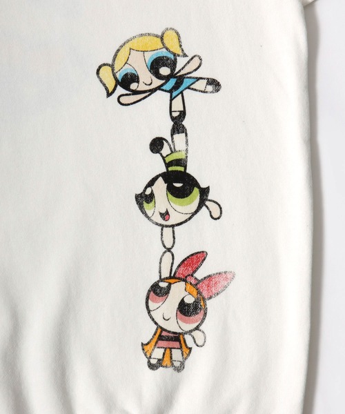 DISCUS ATHLETIC（ディスカス　アスレチック）の「DISCUS ATHLETIC×THE POWERPUFF GIRLS キャラクタープリントスウェットトレーナー メンズ レディース ユニセックス（スウェット・レディース・ホワイト/ブラック/ブラック系その他/ホワイト系その他・M/L）」の13枚目の写真