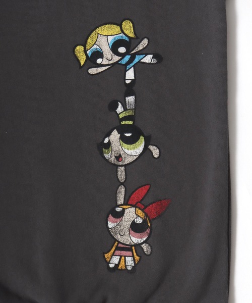 DISCUS ATHLETIC（ディスカス　アスレチック）の「DISCUS ATHLETIC×THE POWERPUFF GIRLS キャラクタープリントスウェットトレーナー メンズ レディース ユニセックス（スウェット・レディース・ホワイト/ブラック/ブラック系その他/ホワイト系その他・M/L）」の22枚目の写真