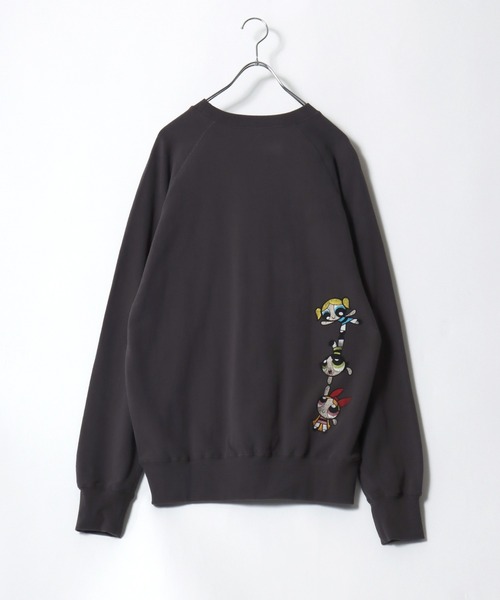 DISCUS ATHLETIC（ディスカス　アスレチック）の「DISCUS ATHLETIC×THE POWERPUFF GIRLS キャラクタープリントスウェットトレーナー メンズ レディース ユニセックス（スウェット・レディース・ホワイト/ブラック/ブラック系その他/ホワイト系その他・M/L）」の20枚目の写真