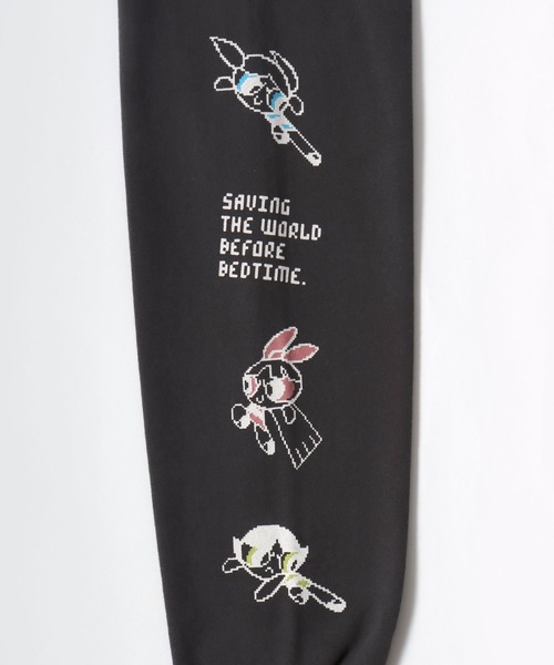 DISCUS ATHLETIC（ディスカス　アスレチック）の「DISCUS ATHLETIC×THE POWERPUFF GIRLS キャラクタープリントスウェットトレーナー メンズ レディース ユニセックス（スウェット・レディース・ホワイト/ブラック/ブラック系その他/ホワイト系その他・M/L）」の18枚目の写真