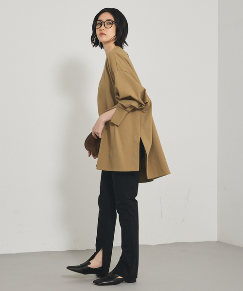 qualite(カリテ)の「在庫あるのみ!【美脚ライン】トリコットスリムパンツ/オフィスカジュアル/春服(その他パンツ・レディース・ブラック/ブラウン・38/36/34/40)」の21枚目の写真