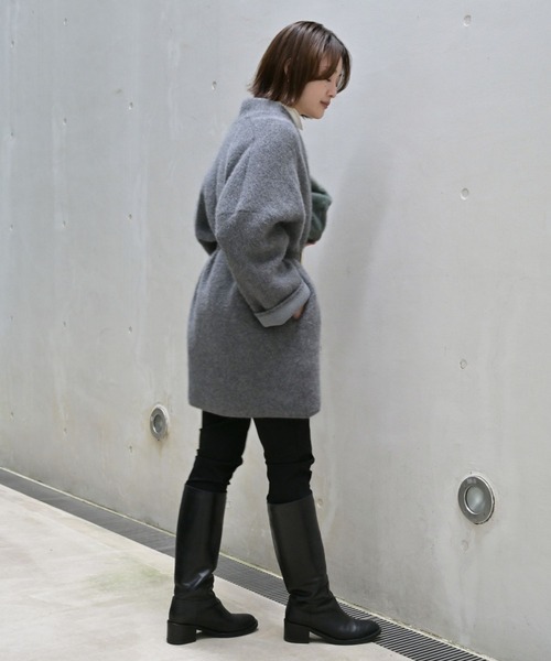 qualite(カリテ)の「在庫あるのみ!【美脚ライン】トリコットスリムパンツ/オフィスカジュアル/春服(その他パンツ・レディース・ブラック/ブラウン・38/36/34/40)」の13枚目の写真