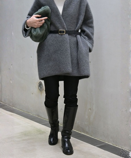 qualite(カリテ)の「在庫あるのみ!【美脚ライン】トリコットスリムパンツ/オフィスカジュアル/春服(その他パンツ・レディース・ブラック/ブラウン・38/36/34/40)」の15枚目の写真