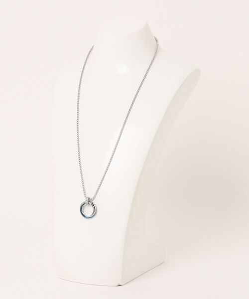 VIBGYOR（ヴィブジョー）の「リングペンダント ネックレス メンズ(BDS)（ネックレス・メンズ・シルバー/ブルー/ゴールド・FREE）」の10枚目の写真