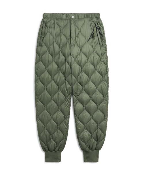 TAION（タイオン）の「【TAION（タイオン）】〈ユニセックス〉ミリタリー ダウンパンツ-ソフトシェル（その他パンツ・メンズ・オリーブ/ダークネイビー/グレイッシュベージュ/ダークオリーブ/ダークグリーン系/ブラック・XS/M/L/S/XL）」の3枚目の写真