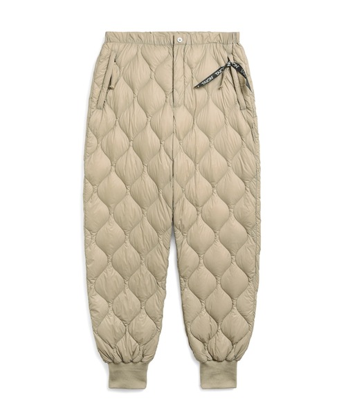 TAION（タイオン）の「【TAION（タイオン）】〈ユニセックス〉ミリタリー ダウンパンツ-ソフトシェル（その他パンツ・メンズ・オリーブ/ダークネイビー/グレイッシュベージュ/ダークオリーブ/ダークグリーン系/ブラック・XS/M/L/S/XL）」の2枚目の写真