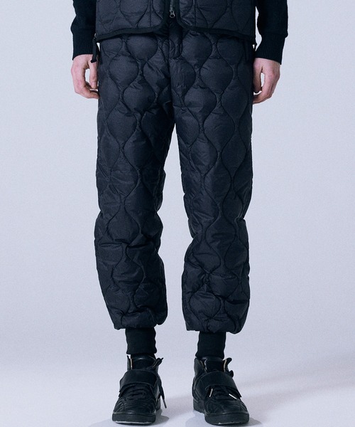 TAION（タイオン）の「【TAION（タイオン）】〈ユニセックス〉ミリタリー ダウンパンツ-ソフトシェル（その他パンツ・メンズ・オリーブ/ダークネイビー/グレイッシュベージュ/ダークオリーブ/ダークグリーン系/ブラック・XS/M/L/S/XL）」の8枚目の写真