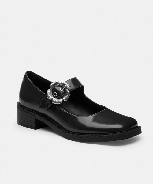 COACH（コーチ）の「ティー ローズ メリー ジェーン（パンプス・レディース・ブラック系その他・6/6.5/7/8/5）」の6枚目の写真