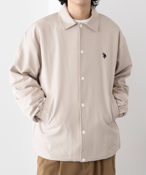 U.S. POLO ASSN.(ユーエスポロアッスン)の「【U.S. POLO ASSN.】Classical PONY クラシカルワンポイントロゴ ポニー刺繍 コーチジャケット COACH JACKET(その他アウター・メンズ・アイボリー/ブラック/カーキ・S/M/L)」の7枚目の写真