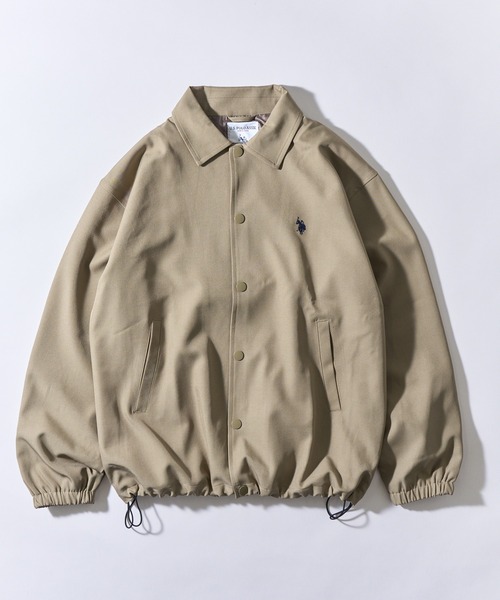 U.S. POLO ASSN.(ユーエスポロアッスン)の「【U.S. POLO ASSN.】Classical PONY クラシカルワンポイントロゴ ポニー刺繍 コーチジャケット COACH JACKET(その他アウター・メンズ・アイボリー/ブラック/カーキ・S/M/L)」の18枚目の写真