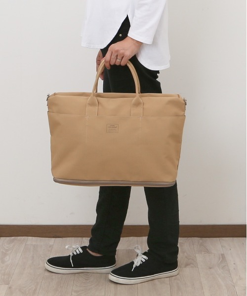 anello GRANDE(アネログランデ)の「anelloGRANDE ふえる 2WAYボストン(ボストンバッグ・レディース・ベージュ/ネイビー/ブルーグレー/ブラック/オリーブ・FREE)」の20枚目の写真