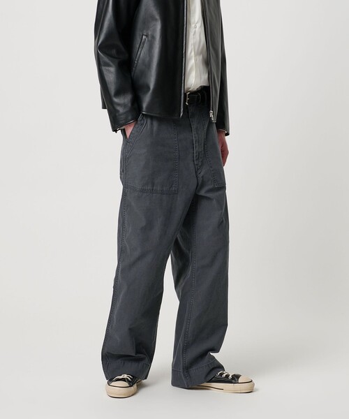 BEAUTY&YOUTH UNITED ARROWS(ビューティーアンドユースユナイテッドアローズ)の「バック サテン ベイカー パンツ NO.9(カーゴパンツ・メンズ・オリーブ/ブラック・XL/S/M/L)」の3枚目の写真