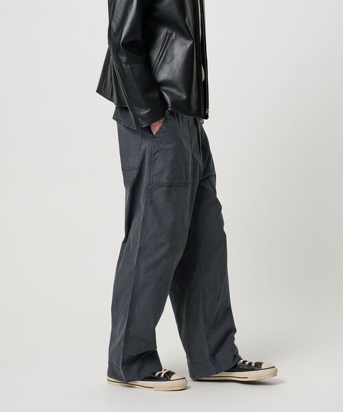 BEAUTY&YOUTH UNITED ARROWS(ビューティーアンドユースユナイテッドアローズ)の「バック サテン ベイカー パンツ NO.9(カーゴパンツ・メンズ・オリーブ/ブラック・XL/S/M/L)」の4枚目の写真