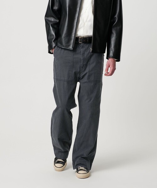 BEAUTY&YOUTH UNITED ARROWS(ビューティーアンドユースユナイテッドアローズ)の「バック サテン ベイカー パンツ NO.9(カーゴパンツ・メンズ・オリーブ/ブラック・XL/S/M/L)」の5枚目の写真