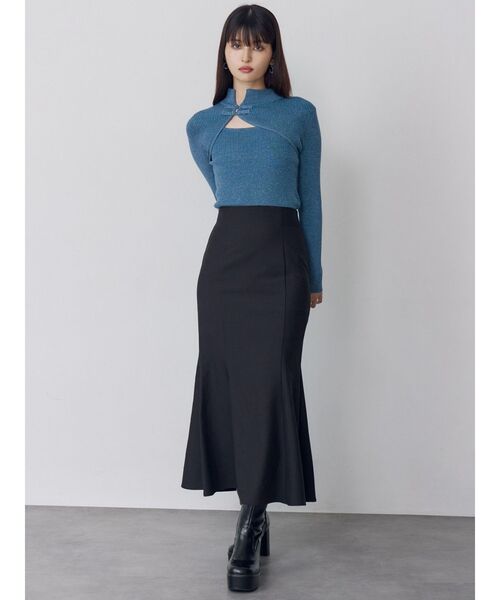 MURUA(ムルーア)の「スリットマーメイドスカート(スカート・レディース・ブラック/ブラウン/その他2・1/2)」の5枚目の写真