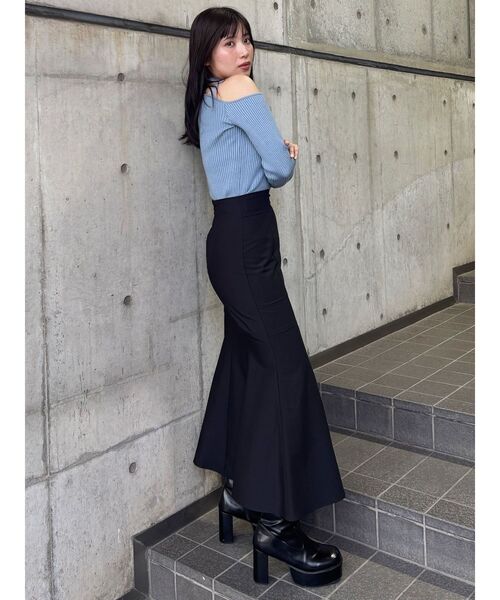MURUA(ムルーア)の「スリットマーメイドスカート(スカート・レディース・ブラック/ブラウン/その他2・1/2)」の15枚目の写真