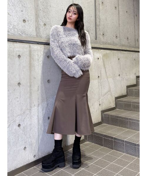 MURUA(ムルーア)の「スリットマーメイドスカート(スカート・レディース・ブラック/ブラウン/その他2・1/2)」の14枚目の写真